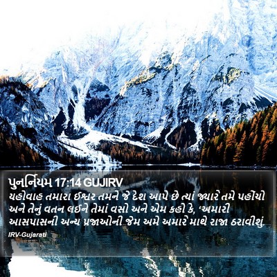 પુનર્નિયમ 17:14 GUJIRV Bible Verse Image