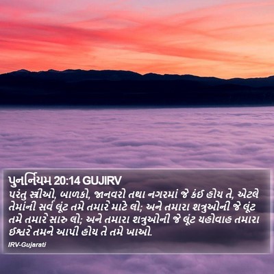 પુનર્નિયમ 20:14 GUJIRV Bible Verse Image