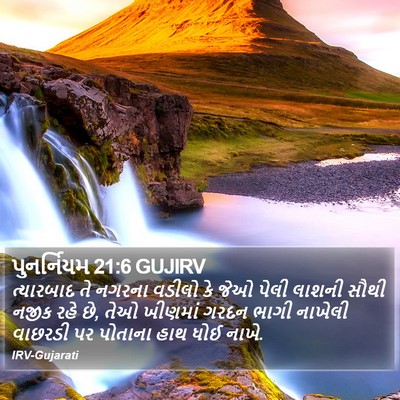 પુનર્નિયમ 21:6 GUJIRV Bible Verse Image