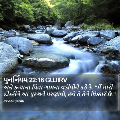 પુનર્નિયમ 22:16 GUJIRV Bible Verse Image
