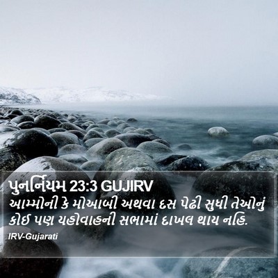 પુનર્નિયમ 23:3 GUJIRV Bible Verse Image
