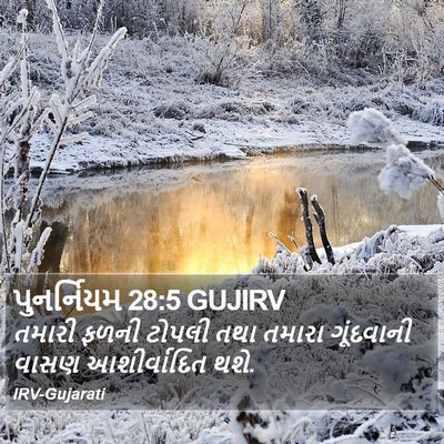 પુનર્નિયમ 28:5 GUJIRV Bible Verse Image