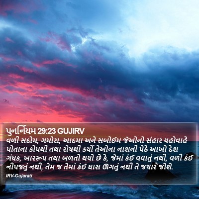 પુનર્નિયમ 29:23 GUJIRV Bible Verse Image