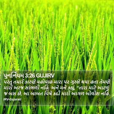 પુનર્નિયમ 3:26 GUJIRV Bible Verse Image