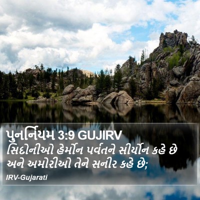 પુનર્નિયમ 3:9 GUJIRV Bible Verse Image