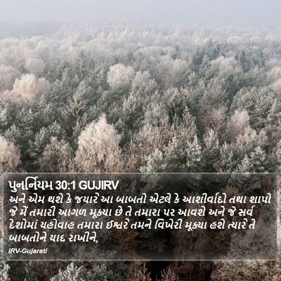 પુનર્નિયમ 30:1 GUJIRV Bible Verse Image