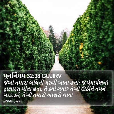 પુનર્નિયમ 32:38 GUJIRV Bible Verse Image