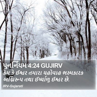 પુનર્નિયમ 4:24 GUJIRV Bible Verse Image