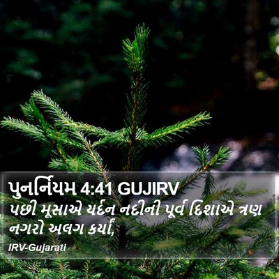 પુનર્નિયમ 4:41 GUJIRV Bible Verse Image