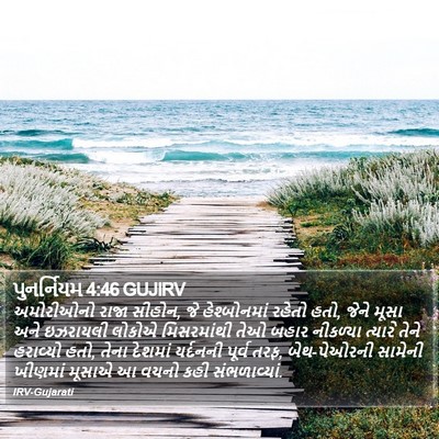પુનર્નિયમ 4:46 GUJIRV Bible Verse Image
