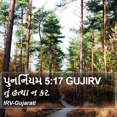 પુનર્નિયમ 5:17 GUJIRV Bible Verse Image