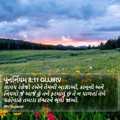 પુનર્નિયમ 8:11 GUJIRV Bible Verse Image