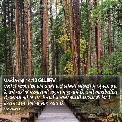 પ્રકટીકરણ 14:13 GUJIRV Bible Verse Image