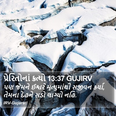 પ્રેરિતોનાં ક્રત્યો 13:37 GUJIRV Bible Verse Image