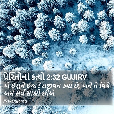 પ્રેરિતોનાં ક્રત્યો 2:32 GUJIRV Bible Verse Image