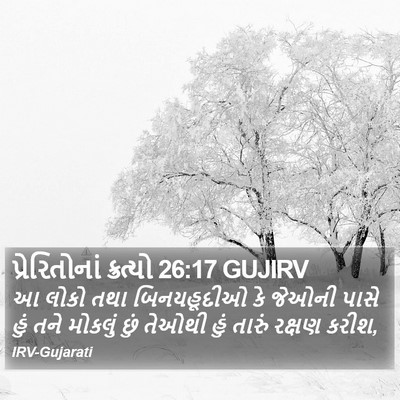 પ્રેરિતોનાં ક્રત્યો 26:17 GUJIRV Bible Verse Image