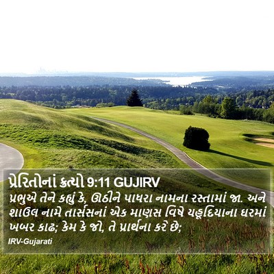 પ્રેરિતોનાં ક્રત્યો 9:11 GUJIRV Bible Verse Image