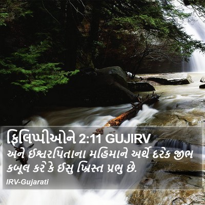ફિલિપ્પીઓને 2:11 GUJIRV Bible Verse Image