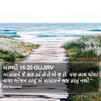 માથ્થી 15:20 GUJIRV Bible Verse Image