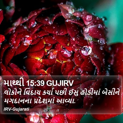 માથ્થી 15:39 GUJIRV Bible Verse Image