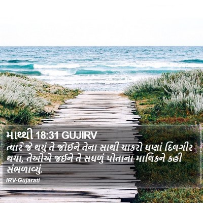 માથ્થી 18:31 GUJIRV Bible Verse Image