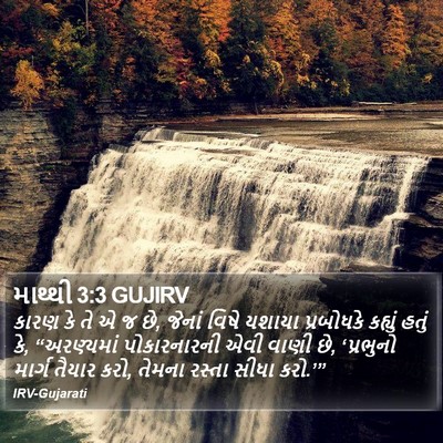માથ્થી 3:3 GUJIRV Bible Verse Image