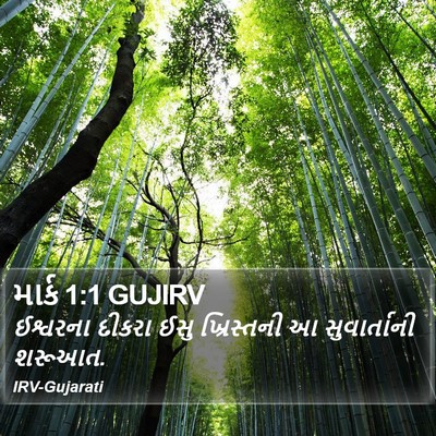 માર્ક 1:1 GUJIRV Bible Verse Image