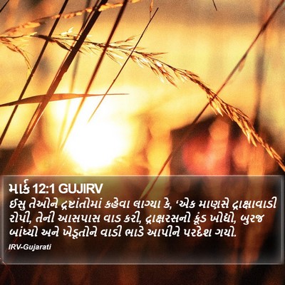 માર્ક 12:1 GUJIRV Bible Verse Image