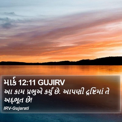માર્ક 12:11 GUJIRV Bible Verse Image