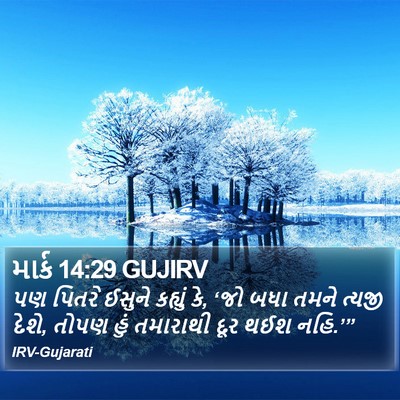 માર્ક 14:29 GUJIRV Bible Verse Image