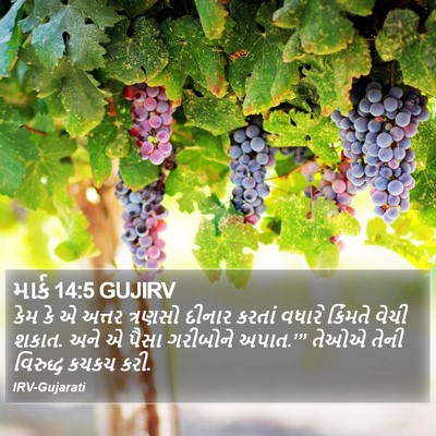 માર્ક 14:5 GUJIRV Bible Verse Image
