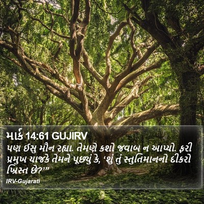 માર્ક 14:61 GUJIRV Bible Verse Image