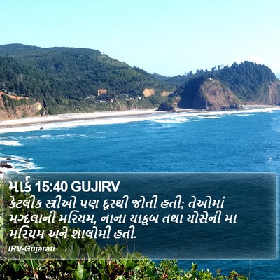 માર્ક 15:40 GUJIRV Bible Verse Image
