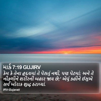 માર્ક 7:19 GUJIRV Bible Verse Image