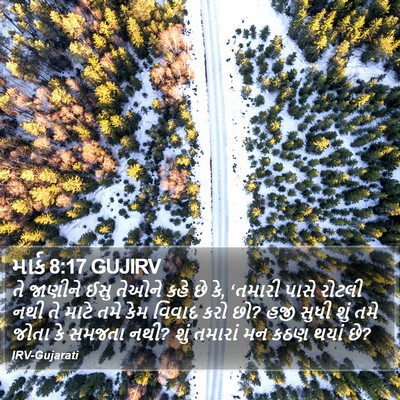 માર્ક 8:17 GUJIRV Bible Verse Image