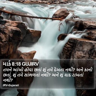 માર્ક 8:18 GUJIRV Bible Verse Image