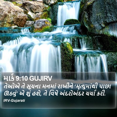 માર્ક 9:10 GUJIRV Bible Verse Image