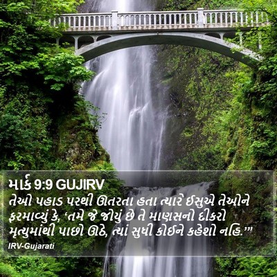 માર્ક 9:9 GUJIRV Bible Verse Image