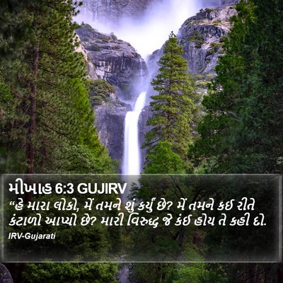 મીખાહ 6:3 GUJIRV Bible Verse Image