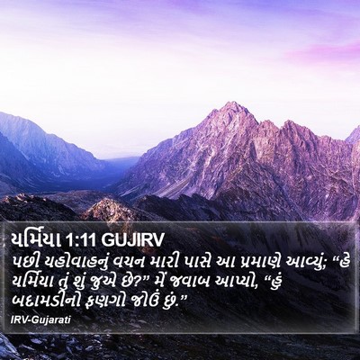 યર્મિયા 1:11 GUJIRV Bible Verse Image