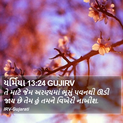 યર્મિયા 13:24 GUJIRV Bible Verse Image