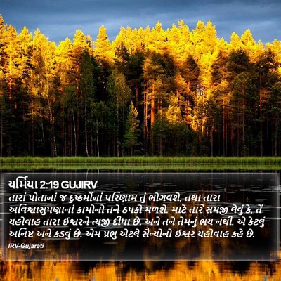 યર્મિયા 2:19 GUJIRV Bible Verse Image