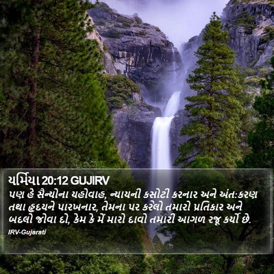 યર્મિયા 20:12 GUJIRV Bible Verse Image