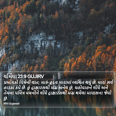યર્મિયા 23:9 GUJIRV Bible Verse Image