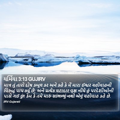 યર્મિયા 3:13 GUJIRV Bible Verse Image
