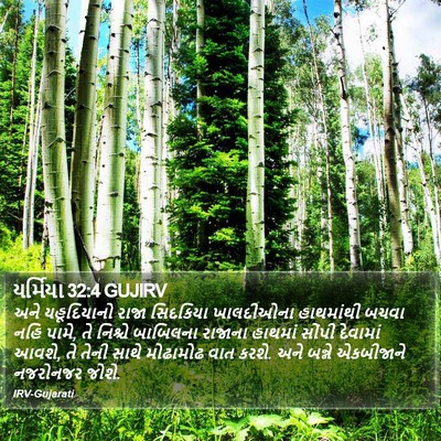 યર્મિયા 32:4 GUJIRV Bible Verse Image