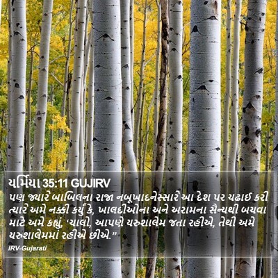 યર્મિયા 35:11 GUJIRV Bible Verse Image
