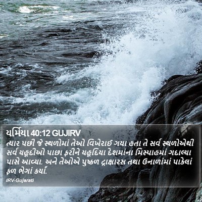 યર્મિયા 40:12 GUJIRV Bible Verse Image