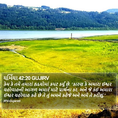 યર્મિયા 42:20 GUJIRV Bible Verse Image