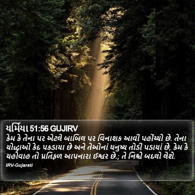યર્મિયા 51:56 GUJIRV Bible Verse Image